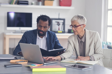 Obraz premium Business People Working Together