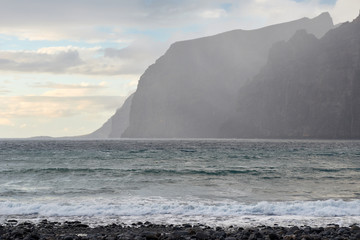 Fototapeta na wymiar View of Los Gigantes cliffs. Tenerife, Canary Islands.