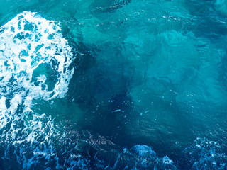 blue water texture from hot Egypt