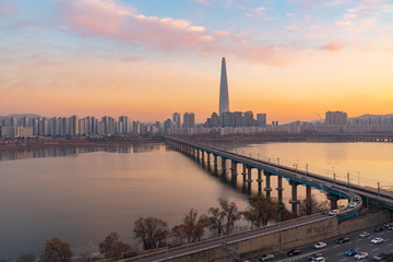 Seoul City Skyline,South Korea