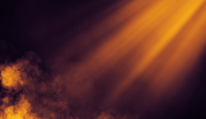Abstract smoke with light effect. Lighting spotlighting texture overlays.