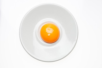 Jaune d'oeuf cru