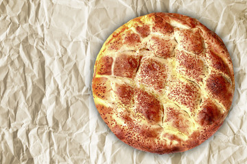 Ramazan pidesi (Turkish for Ramadan pita) is a traditional Turkish bread. 