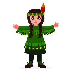 Children dressed in carnival costumes 