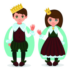 Children dressed in carnival costumes 