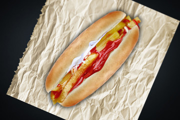 Patso is a type of sandwich consisting of french fries. (Turkish Sandwich)