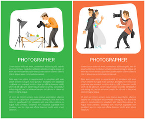 Photographer Profession and Hobby Bright Banners