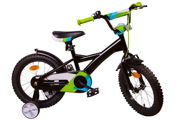 Bicycle for children isolated on white background 
