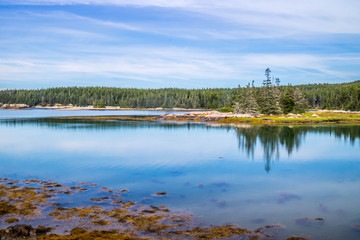 Little Moose Island in Acadia National Park ay Schoodic Peninsula