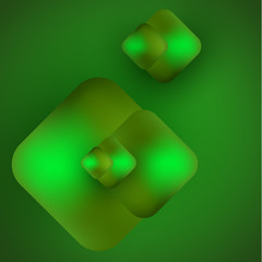 Geometric shapes rhombus. Volume, bright colors, mesh. Abstract background for your design. Vector illustration.