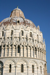 Baptistry of St. John, Pisa, Tuscany, Italy.