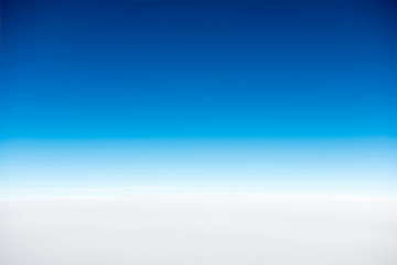 White clouds on blue clear sky for nature background