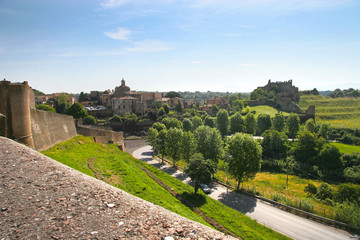 St. Pietro and St. Maria Maggiore, Tuscania, Viterbo, Lazio Region, Italy.