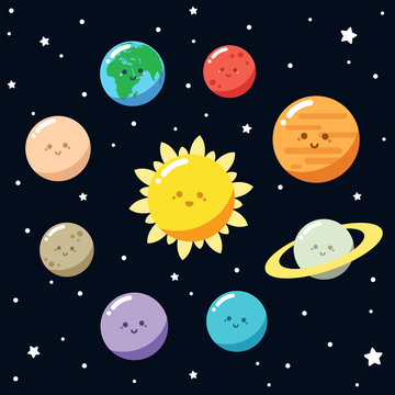 Cute solar system