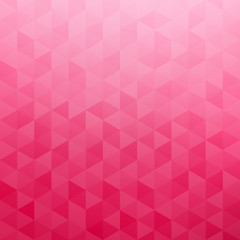 Abstract geometric pattern. Pink triangles background. Vector illustration eps 10