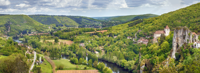 Valley of Lot river, France © borisb17