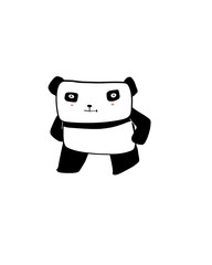 beautiful and cute panda illustrations  © badrus