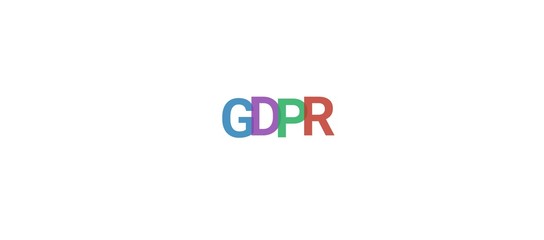 Obraz premium GDPR word concept