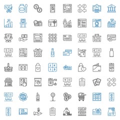 commerce icons set