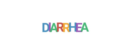 Diarrhea word concept