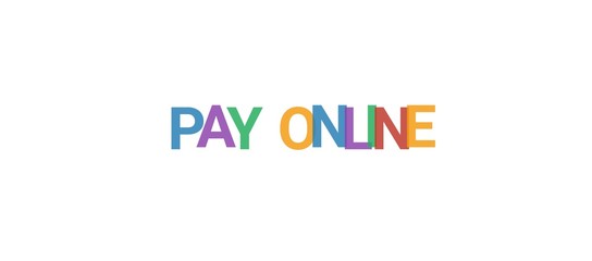 Pay Online word concept