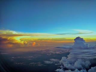 Cielo desde vuelo