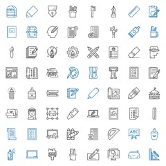 pencil icons set