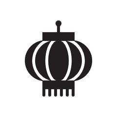 Fototapeta premium Lantern vector, Chinese New Year related solid icon