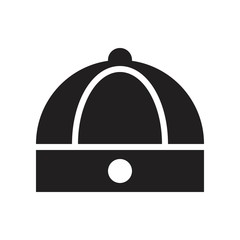 Chinese cap vector, Chinese New Year related solid icon