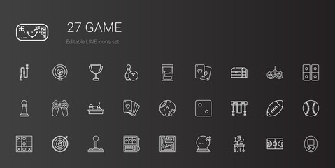 game icons set