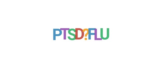 PTSDâ€¨Flu word concept