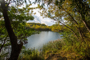 lake in autumn