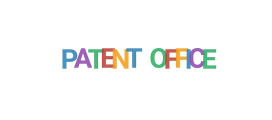 Patent office word concept