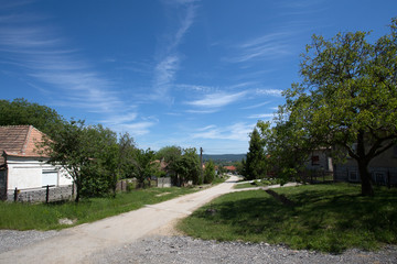 Fototapeta premium road in village