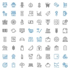 market icons set