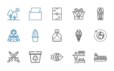 Fototapeta premium collection icons set