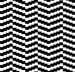 Abstract geometric pattern for background, fabric and textile, in vector and black color.
