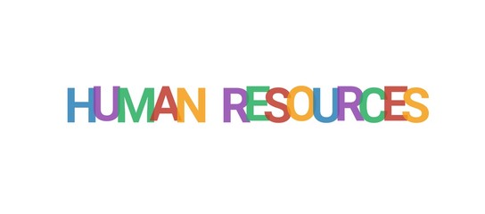 Human Resources word concept