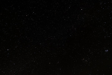 Night starry sky. Many stars.