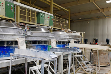 Machinery and equipment in a production workshop