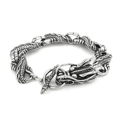 Fashion male bracelet isolated on white