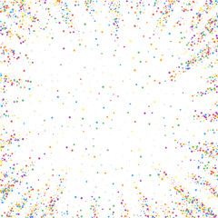 Festive confetti. Celebration stars. Colorful conf
