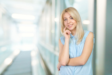 Beautiful woman smiling