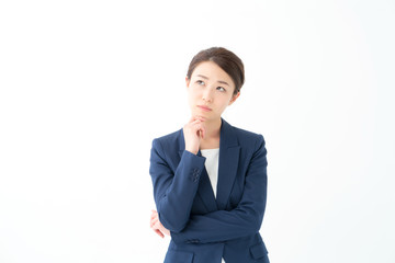 悩む・ビジネスウーマン