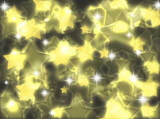   Abstract background with luminous stars.