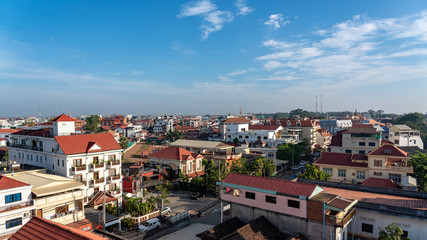 Skyline of Siem Reap, Cambodia