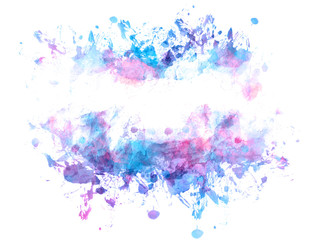 Abstract beautiful Colorful watercolor illustration painting background and backdrop.