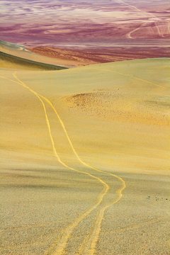 Il deserto della riserva nazionale Paracas, Perù