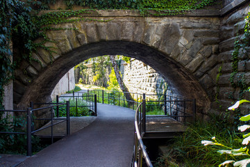 Old town of &Uuml;berlingen at the Bodensee lake