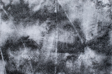 Ice with snow and scratches texture background